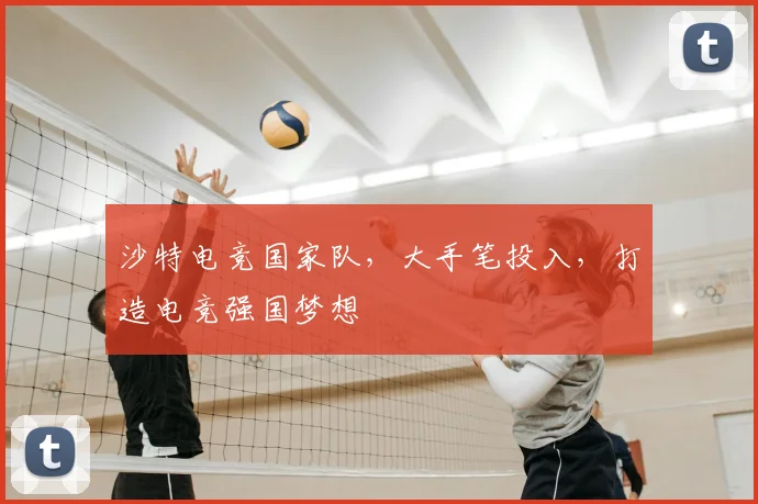 沙特电竞国家队，大手笔投入，打造电竞强国梦想